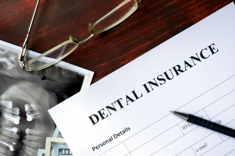 A dental insurance form